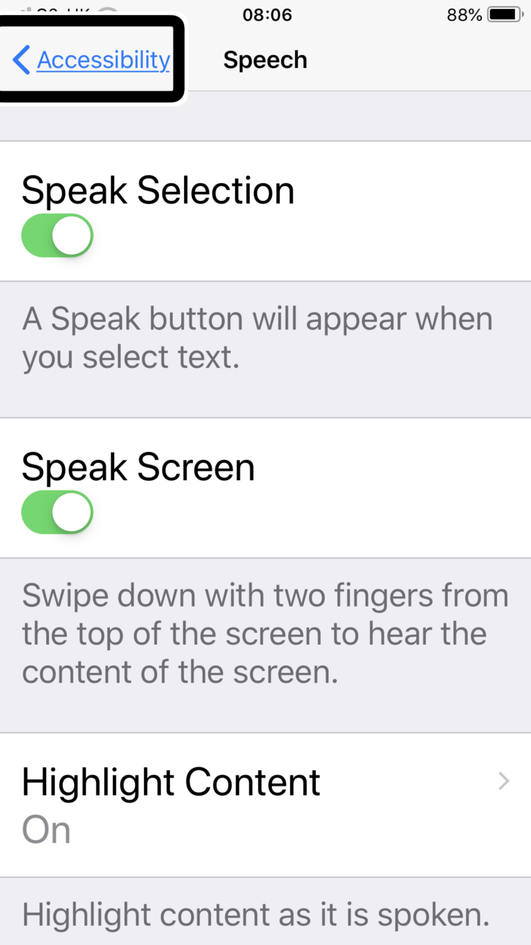 Set up voice control and Siri on an iPhone for Blind and visually