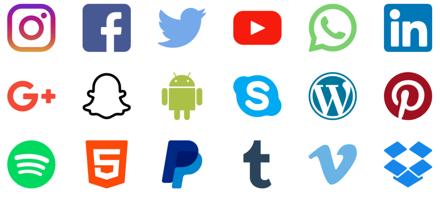 Адрес соц сетей. Значки соцсетей. Эмблемы соц сетей. Логотипы соцсетей. Социальные иконки.
